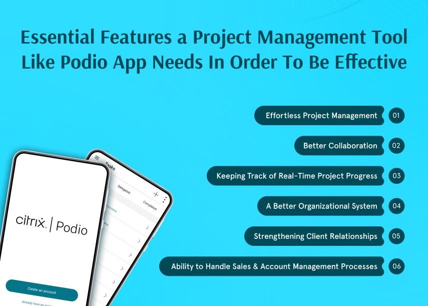 Essential Features a Project Management Tool Like Podio App Needs In Order To Be Effective