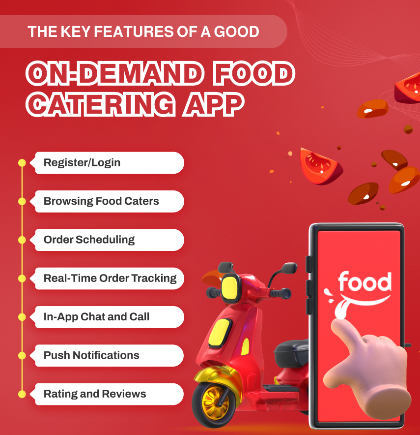 Exploring the Key Features of a Good On-Demand Food Catering App